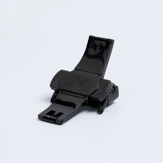 Wholesale 16/18/20/22mm Quick Release Different Color Stainless Steel Butterfly Watch Buckle With 304L/316L SS