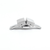 Factory Manufacture Hot Selling Sliver Turtle Back Butterfly 304L Stainless Steel Buckle With Brushed+Polished