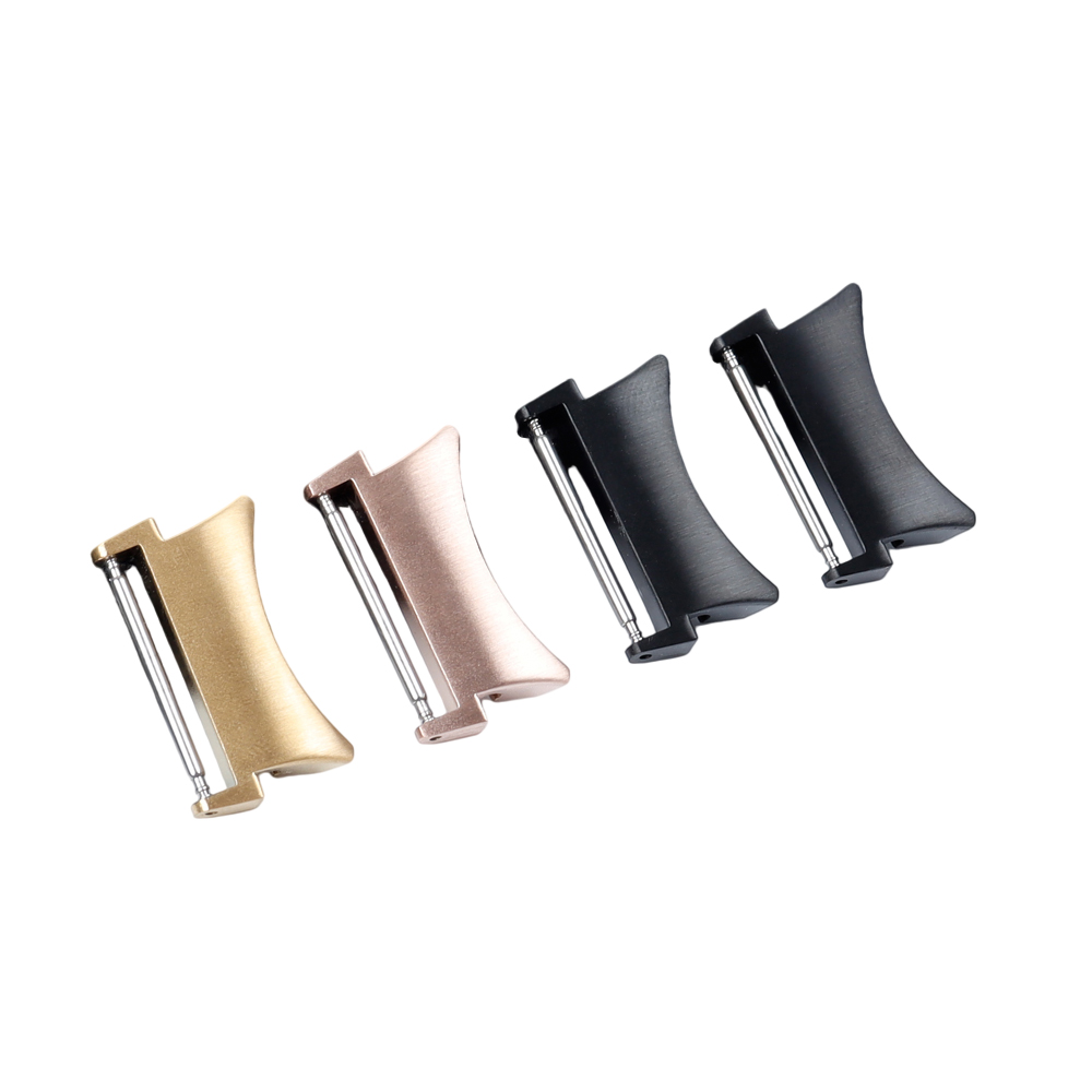 Factory Wholesale Black/Gold 304L SS Watch Connector 16/20mm Metal Connector For Samsung Watch Series