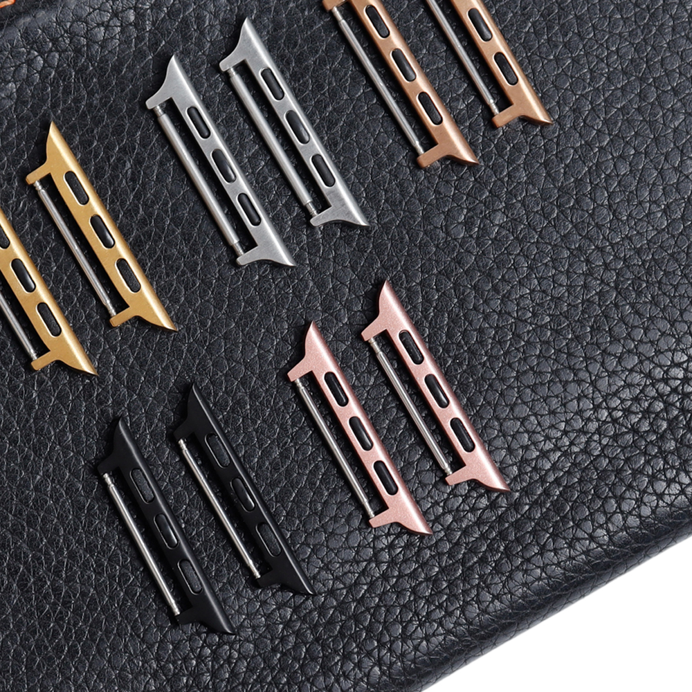 Hot-Sale Different Color High Quality 304L SS Watch Connector In 38/42mm Metal Watch Hardware For Apple Watch