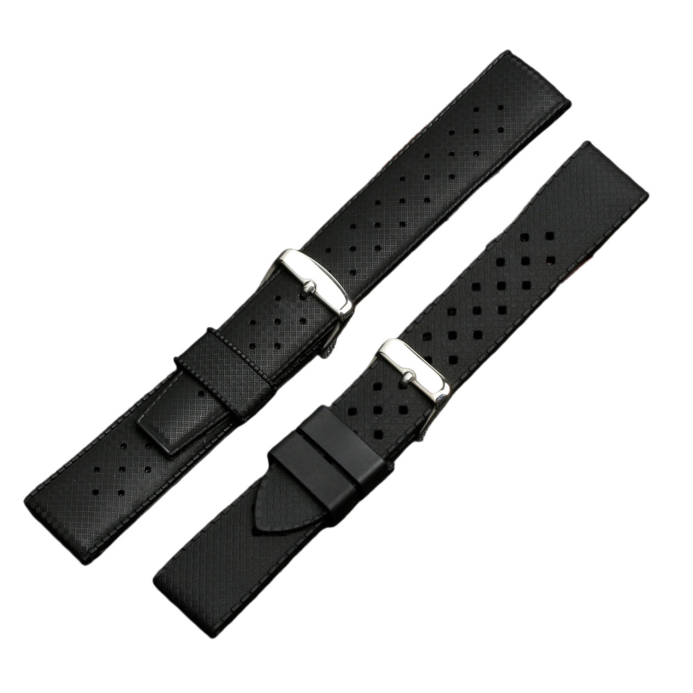 Factory Direct 20mm 22mm Soft TPU Silicone Watch Band Featuring High Elasticity And Sweatproof Design Specifically Tailored For Seiko Prospex And Sports Series