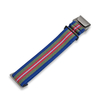 New Design Stripe Color 22mm Elastic Nylon Wrist Watch Band One Piece Style Watch Strap With Brushed 304L SS Hardware For OMEGA Watch
