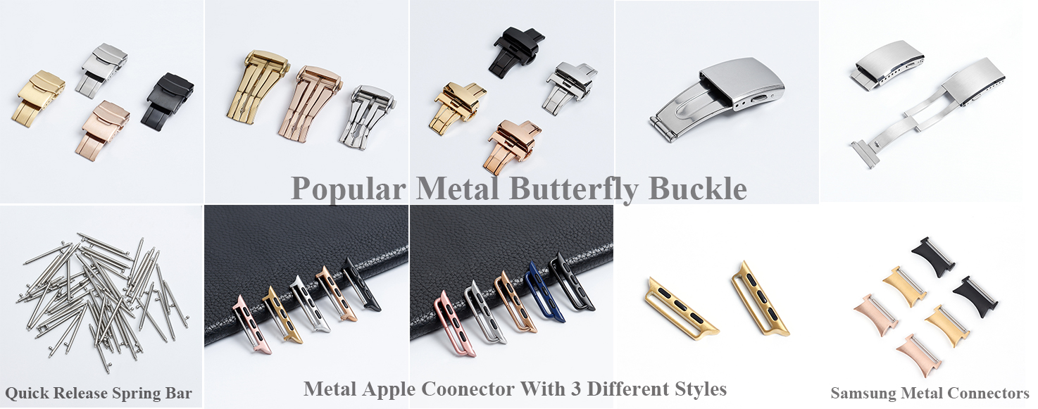 Sliver Butterfly Watch Buckle