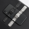 Custom New Style Small Eyehole Shape Metal Watch Bracelet Brushed 304L SS Watch Strap For IWC Watch Series
