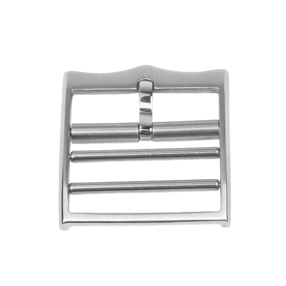 Custom Luxury High Grade Brushed 304L SS Square Watch Buckle In 19mm 21mm For Seiko Watch Parts