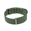 Premium 20mm 22mm Classic Ribbed Nylon Nato Watch Band Featuring Distinctive Textured Weave And Polished Or Brushed 304L Stainless Steel Hardware For Luxury Timepieces