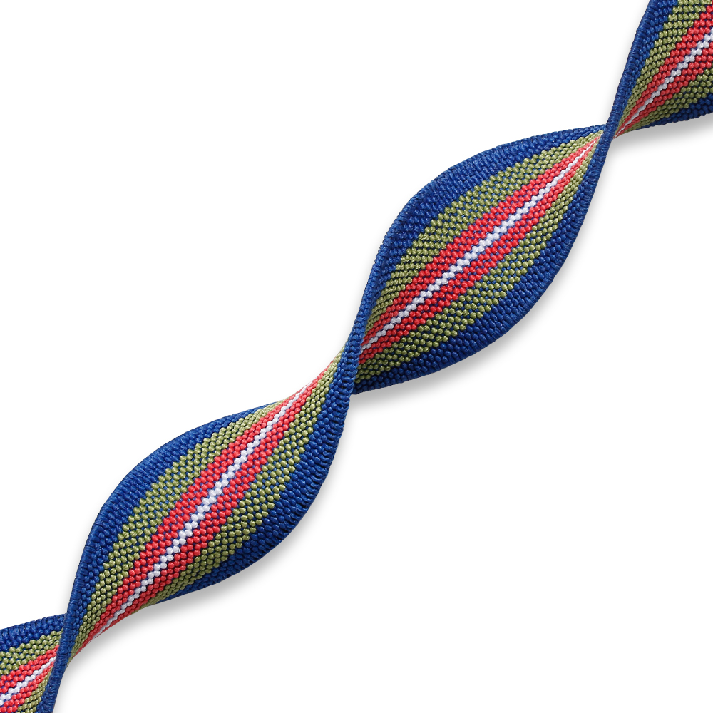 New Design Stripe Color 22mm Elastic Nylon Wrist Watch Band One Piece Style Watch Strap With Brushed 304L SS Hardware For OMEGA Watch