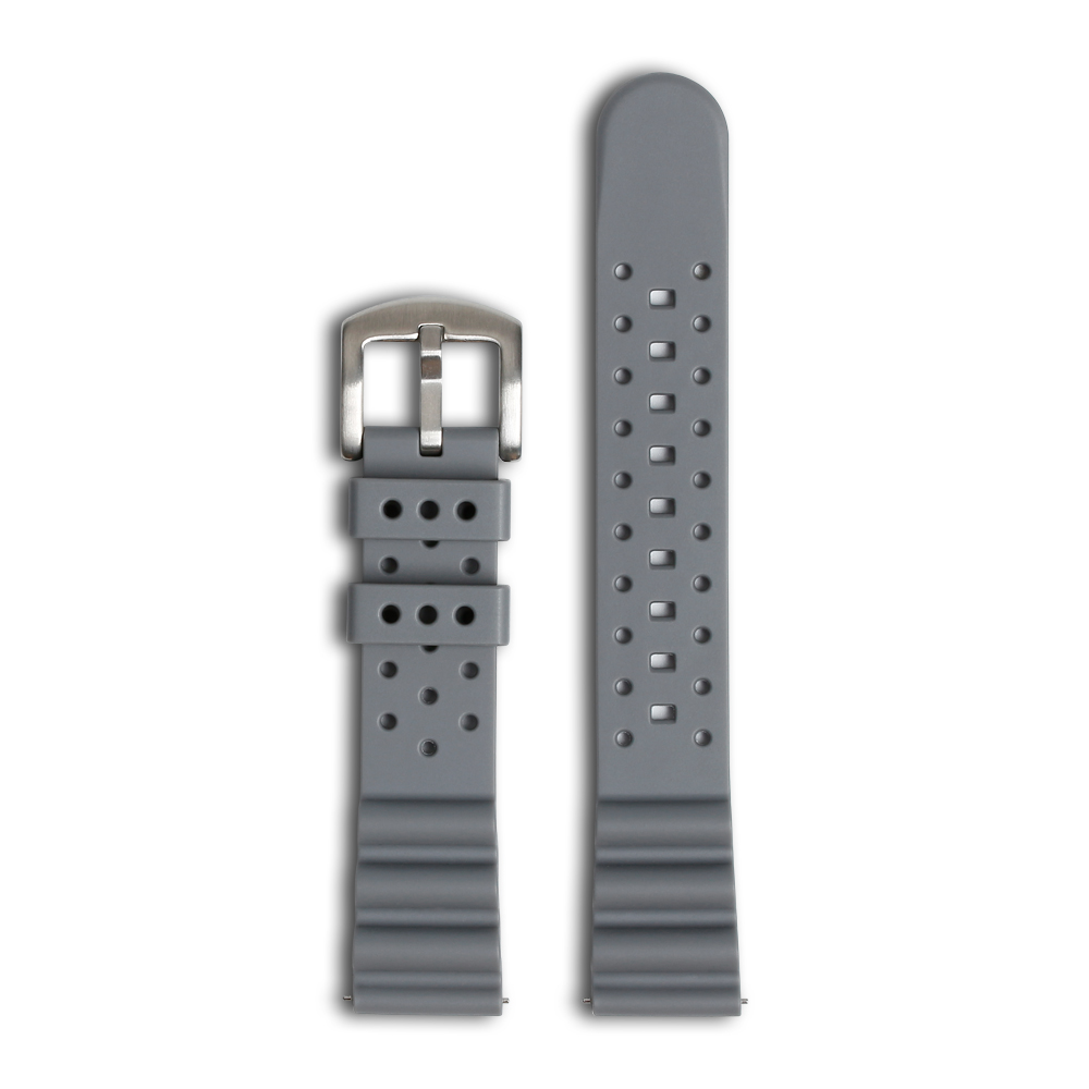 High-Performance Ventilated TPSIV Watch Strap With Internal Sweat-Management Channels Offering Maximum Breathability For Endurance Athletes And Professional Outdoor Explorers In Tropical Humidity