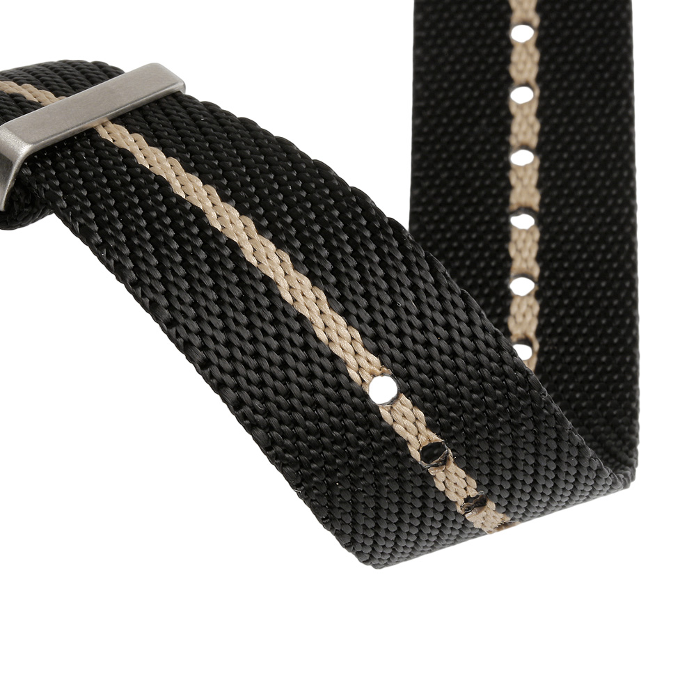 Professional B2B Factory Manufacturing Of High Density Twill Nylon Watch Straps With Brushed Finish Hardware Compatible With Omega And Tudor Watches