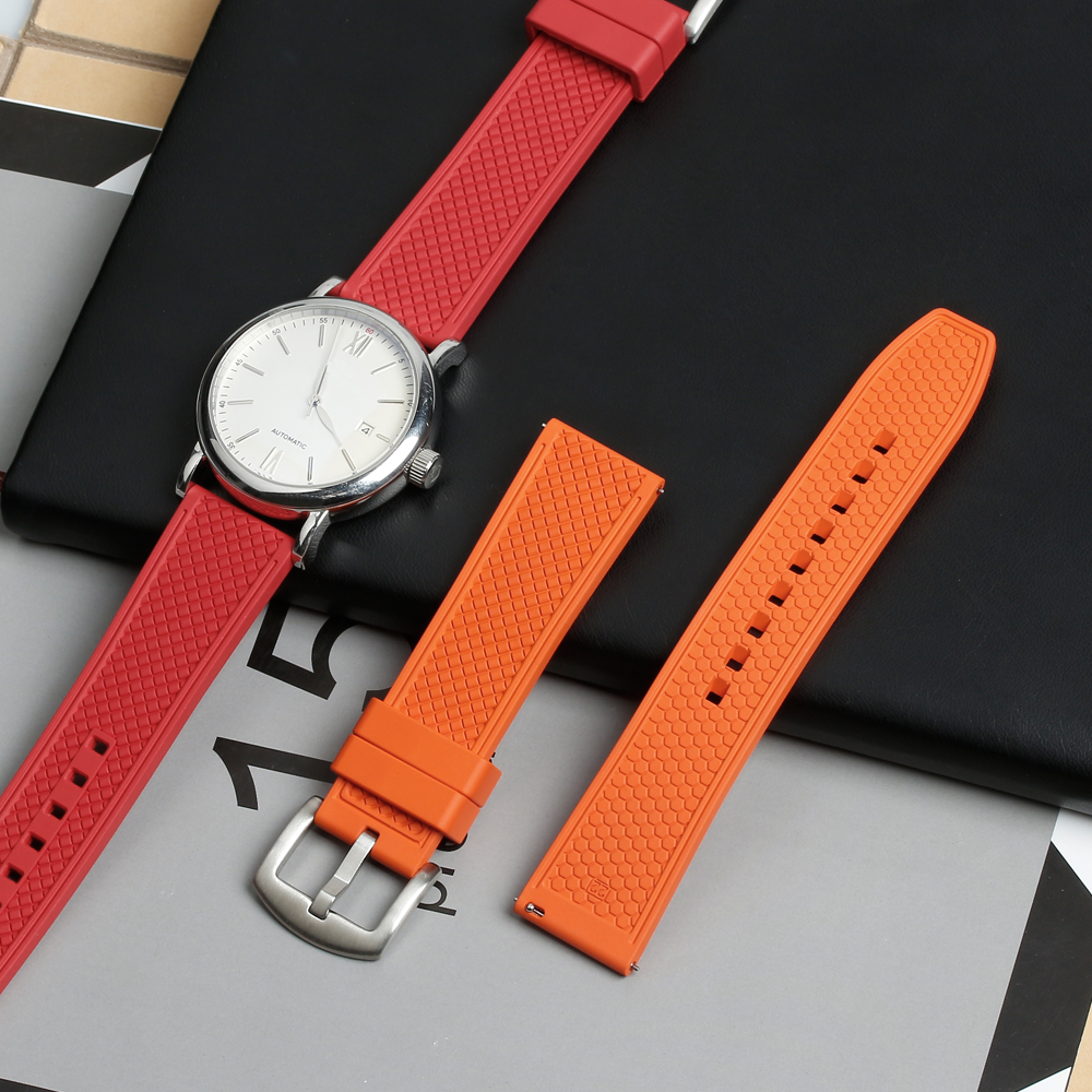 Tapered FKM Watch Bands