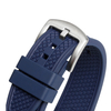 Premium Fluorine-Rubber Watch Strap Engineered For Everyday Swimmers And Ocean Travelers Who Demand Durability Saltwater Resistance And Low-maintenance Luxury