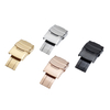 Popular Silver/Black/Gold/Rose Gold Color Metal Watch Buckle 18/19/20/22/24mm Butterfly Buckles From Factory Manufacture
