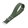 Premium 20mm 22mm Classic Ribbed Nylon Nato Watch Band Featuring Distinctive Textured Weave And Polished Or Brushed 304L Stainless Steel Hardware For Luxury Timepieces