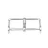 Factoy Custom Wholesale Polished Metal Watch Clasp Silver Watch Buckle For Watch Strap