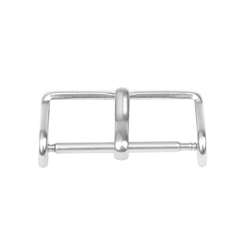 Factoy Custom Wholesale Polished Metal Watch Clasp Silver Watch Buckle For Watch Strap