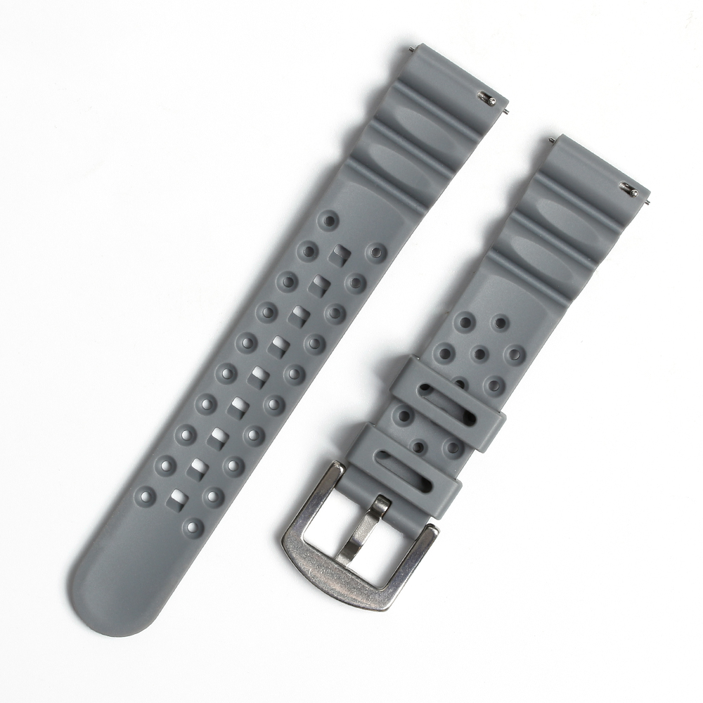 High-Performance Ventilated TPSIV Watch Strap With Internal Sweat-Management Channels Offering Maximum Breathability For Endurance Athletes And Professional Outdoor Explorers In Tropical Humidity