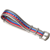 Custom Wholesale 1.4mm Seatbelt Nylon Wrist Watch Bracelet Strap With Brsuhed 304L SS Hardware For OMEGA Watches