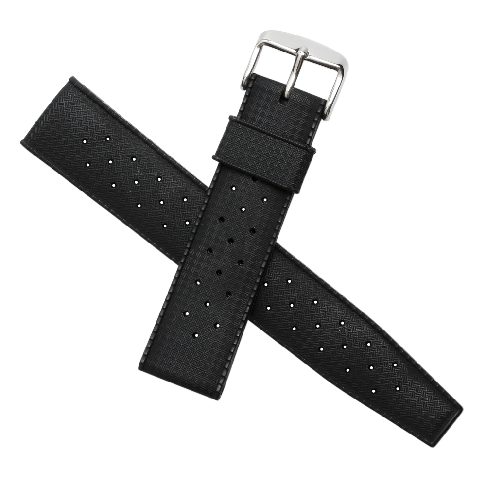 Factory Manufacture Popular Soft TPU Silicone Wrist Watch Band With 20 And 22mm