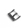 Replaceable DLC Watch Buckle Polished/Brushed Watch Clasp And Frosted Treatment Suitable For Black Watch Accessories On Nylon/Leather/Silicone/Rubber Watch Straps