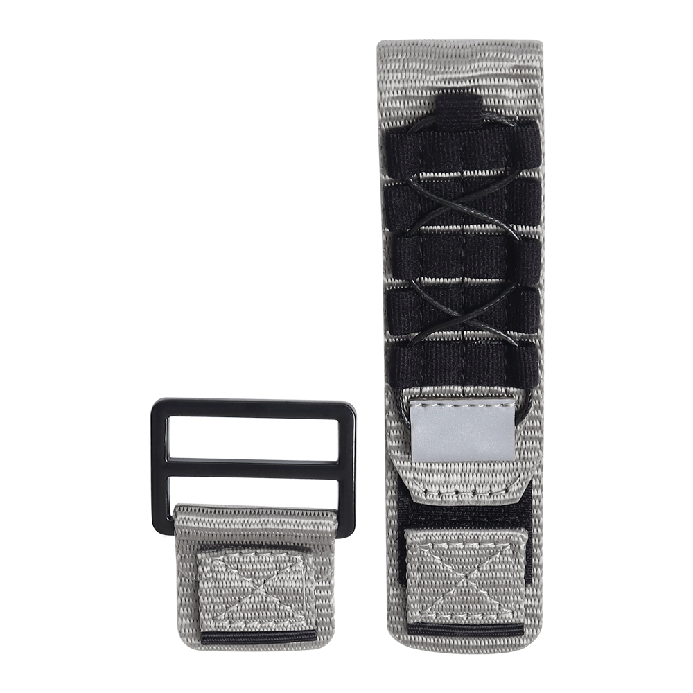 Custom New Style Popular 2 Pieces Nylon+Leather Mix Material Velcro Watch Band In 25mm For Tudor Watches