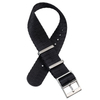 Professional Grade 280mm Herringbone Weave Nylon Watch Strap Featuring High-Density Seatbelt Texture With 1:2 Brushed 304L SS Hardware For Enhanced Durability And Elegant Military Aesthetics