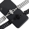 Custom Small Eyehole Shape Metal Watch Bracelet Crafted From Brushed 304L Stainless Steel Engineered For Precision Fit On IWC Pilot And Portuguese Series