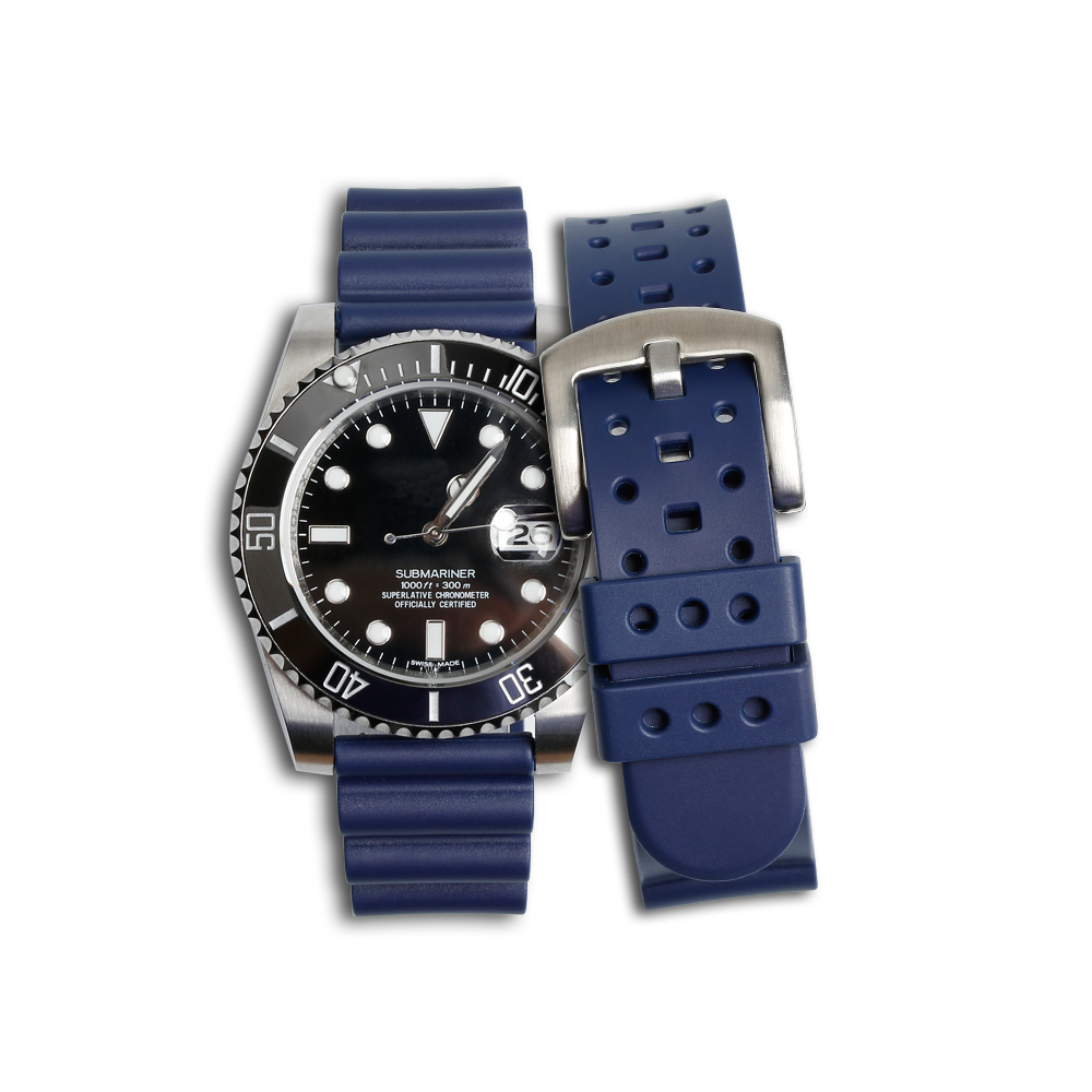 Eco-Friendly Sustainable TPSIV Watch Band Utilizing Innovative Molecular Cross-Linking For Enhanced Elasticity And Tear Strength Ideal For Professional Divers And Outdoor Exploration Missions