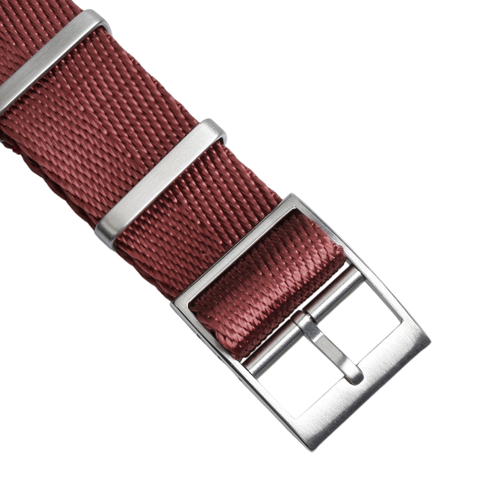 Wine Red Nylon Wrist Bands