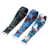 Hot Sell One Piece Style Blue Camouflage Prited Polyester Watch Strap 18mm Wrist Watch Band With Brushed 304L SS Hardware