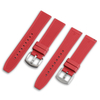 Luxury Integrated Curved Interface Fluorine Rubber Watch Strap Featuring Precision-Molded Lug Fit And High-Tensile Durability For Swiss Mechanical Diving Timepieces And Active Lifestyles