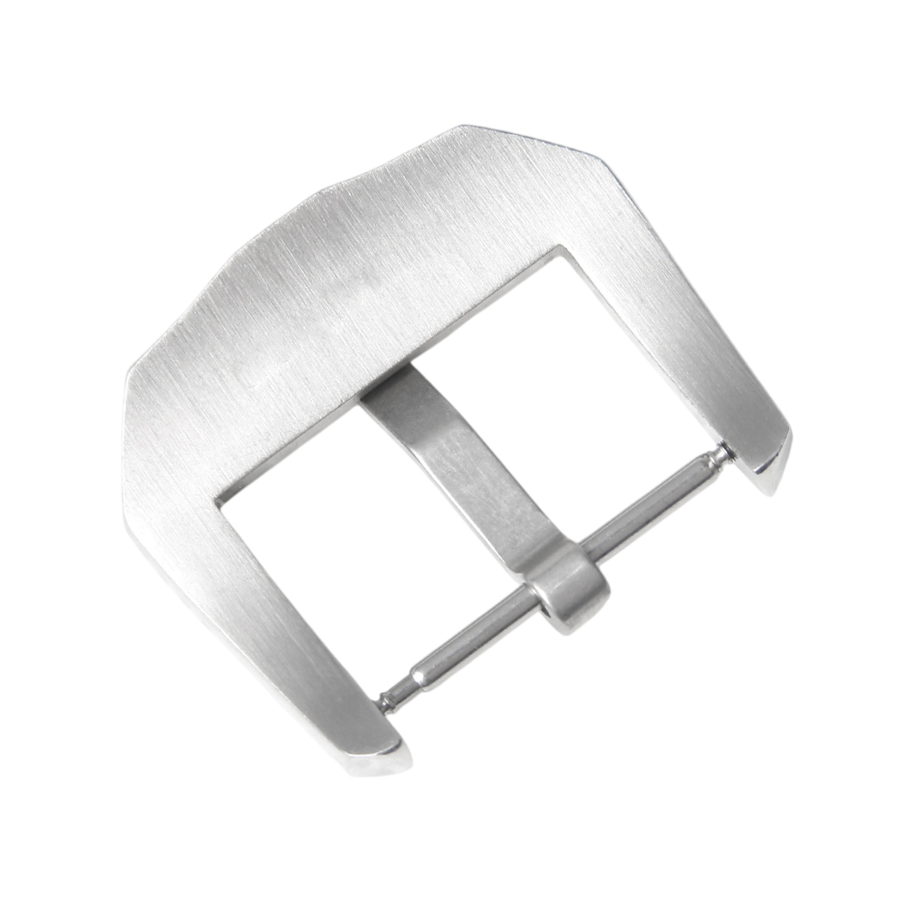 Hot Selling New Design Brushed Heavy Duty Metal Watch Buckle 18mm Square Watch Clasp For Watch Hardware