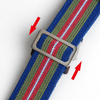 New Design Stripe Color 22mm Elastic Nylon Wrist Watch Band One Piece Style Watch Strap With Brushed 304L SS Hardware For OMEGA Watch