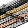 Premium Wholesale 304L Stainless Steel Luxury Stripe Watch Strap With Universal Quick Release Fit For High-End Waterproof Quartz Timepiece Collections