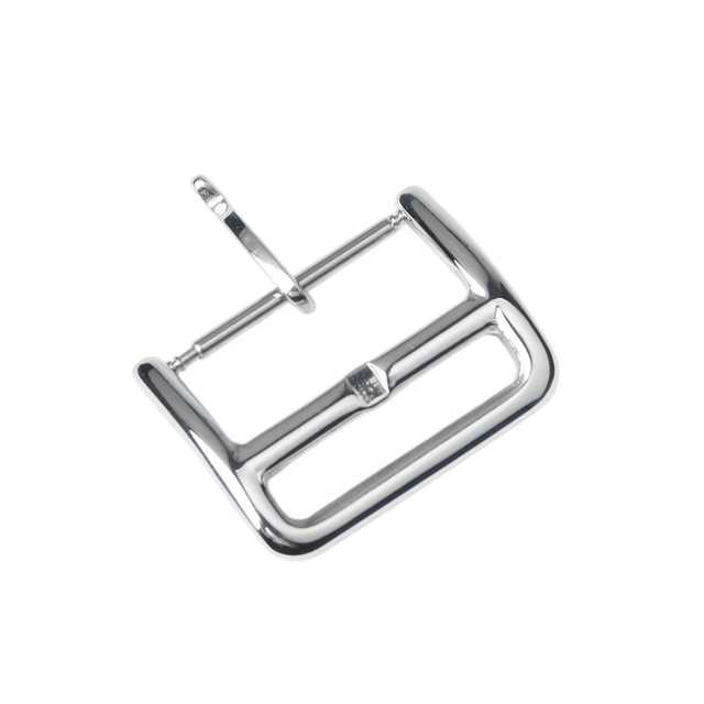 Luxury 16mm Polished 304L SS Watch Buckle Metal Watch Strap Parts For Hermès Watches