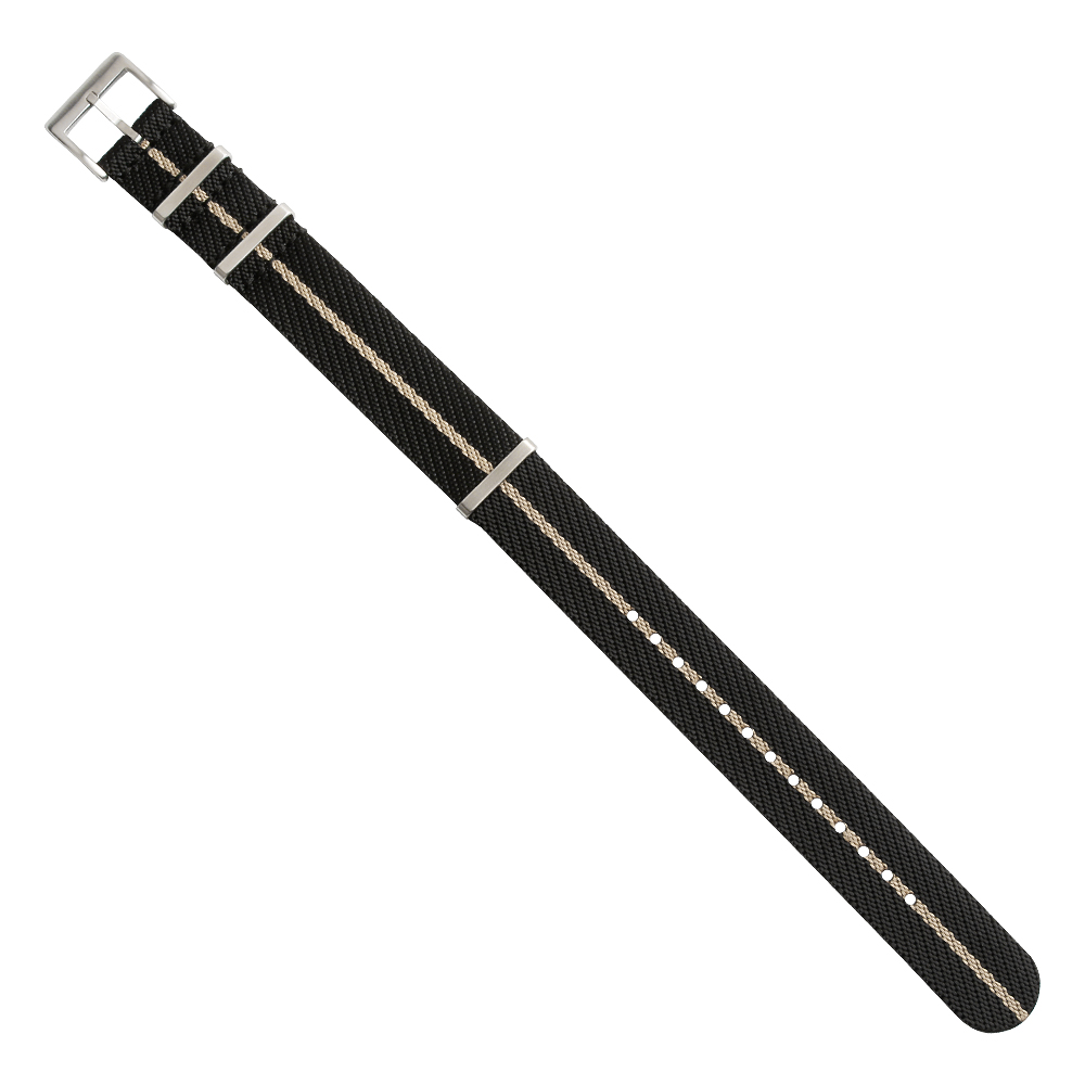 Professional B2B Factory Manufacturing Of High Density Twill Nylon Watch Straps With Brushed Finish Hardware Compatible With Omega And Tudor Watches