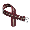 High Density Manufacturing Of Premium Twill Weave Nylon Watch Bands Featuring Heavy Duty Brushed Stainless Steel Hardware For International Luxury Sport Timepiece Brands