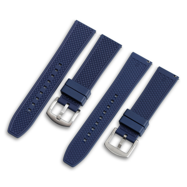 Premium Fluorine-Rubber Watch Strap Engineered For Everyday Swimmers And Ocean Travelers Who Demand Durability Saltwater Resistance And Low-maintenance Luxury