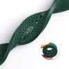 Custom Premium Green FKM Fluorine Rubber Watch Band Embossed 3D Watch Strap for OMEGA Watch From CHWSM Factory