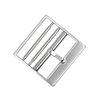 22mm Silver Brushed Flat Metal Watch Buckle 304L SS Watch Clasp For Watch Hardware