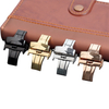 Wholesale 16/18/20/22mm Quick Release Different Color Stainless Steel Butterfly Watch Buckle With 304L/316L SS