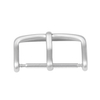 Custom Matte 304L Stainless Steel Watch Buckle Silver Metal Watch Clasp In 16/18/20/22mm