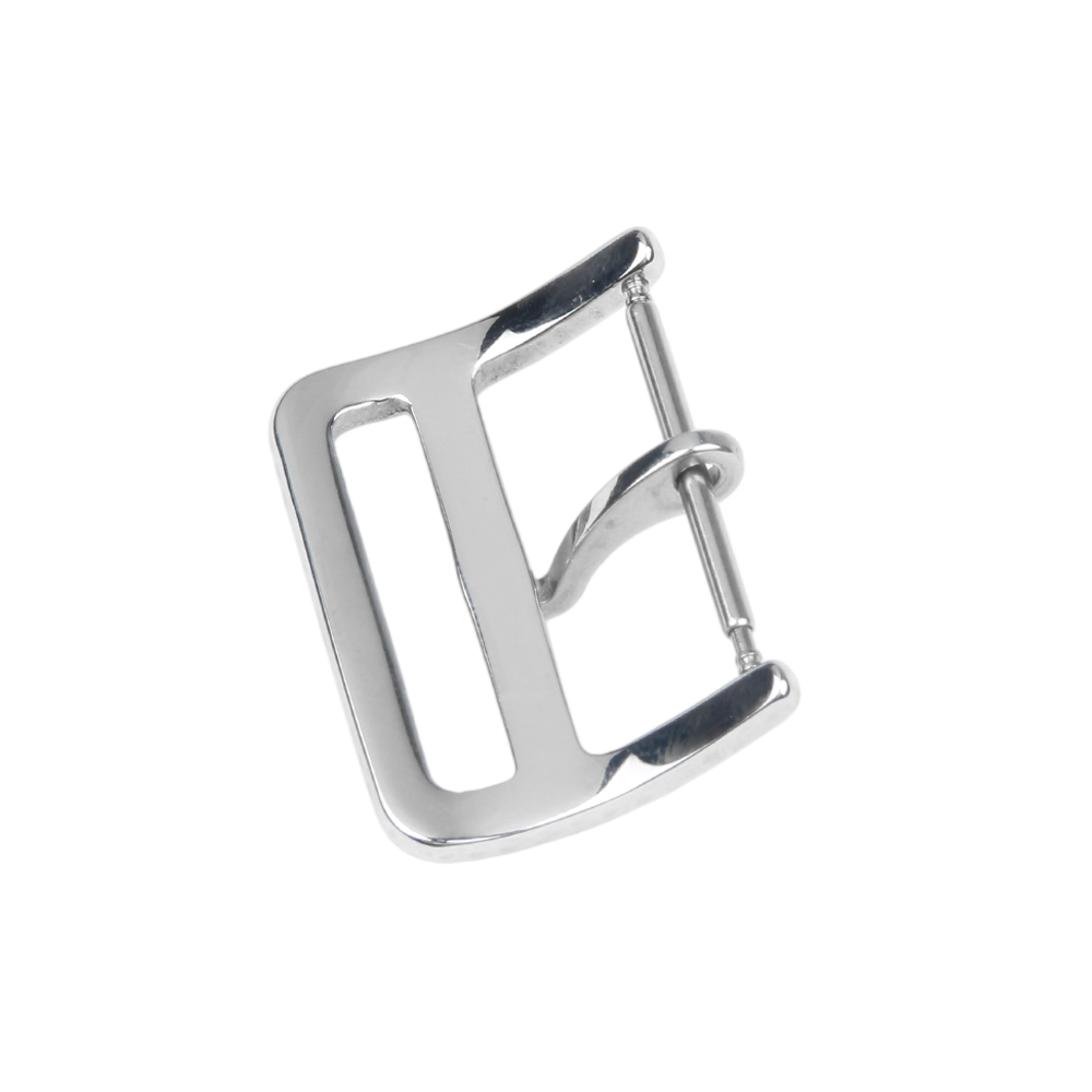 Luxury 16mm Polished 304L SS Watch Buckle Metal Watch Strap Parts For Hermès Watches
