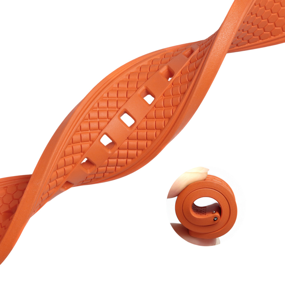 High-Performance Racing Style FKM Rubber Watch Band Engineered With Breathable Perforated Design And Anti-Static Fluorine Polymer For Professional Sports Chronograph Enthusiasts Worldwide