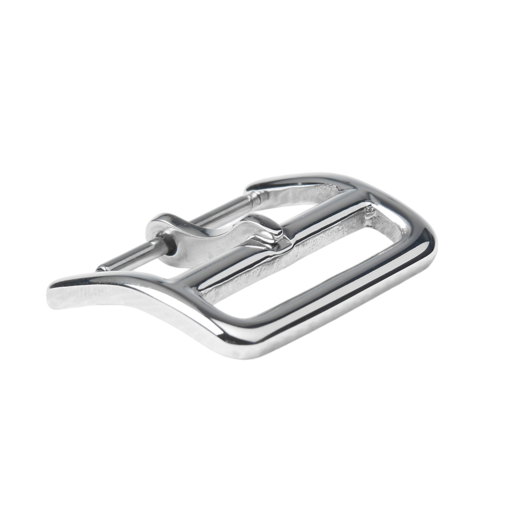 Luxury 16mm Polished 304L SS Watch Buckle Metal Watch Strap Parts For Hermès Watches