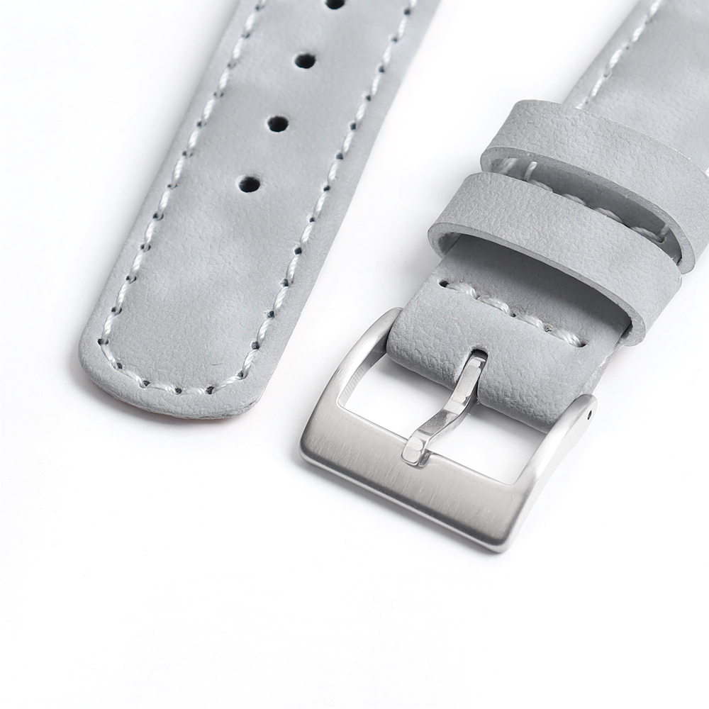 High Performance Manufacturing Of Brown Waterproof Genuine Leather WatchBands Integrated With Advanced Microfiber Lining For Global B2B Supplier Seeking Reliable OEM Factory Partners