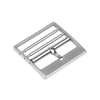 22mm Silver Brushed Flat Metal Watch Buckle 304L SS Watch Clasp For Watch Hardware