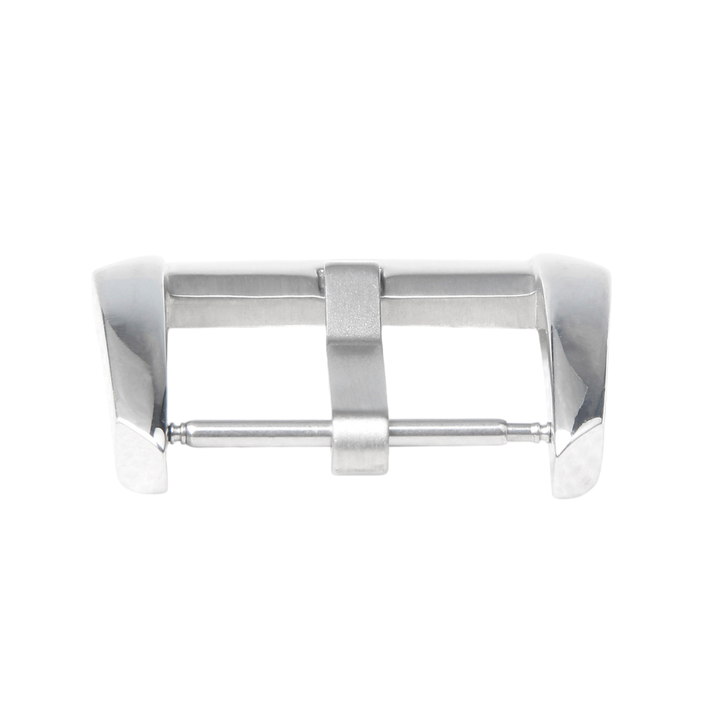 Hot Selling New Design Brushed Heavy Duty Metal Watch Buckle 18mm Square Watch Clasp For Watch Hardware