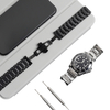 Custom Small Eyehole Shape Metal Watch Bracelet Crafted From Brushed 304L Stainless Steel Engineered For Precision Fit On IWC Pilot And Portuguese Series