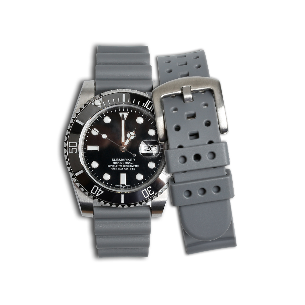High-Performance Ventilated TPSIV Watch Strap With Internal Sweat-Management Channels Offering Maximum Breathability For Endurance Athletes And Professional Outdoor Explorers In Tropical Humidity