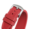 Luxury Integrated Curved Interface Fluorine Rubber Watch Strap Featuring Precision-Molded Lug Fit And High-Tensile Durability For Swiss Mechanical Diving Timepieces And Active Lifestyles